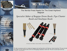 Tablet Screenshot of mgreeds.com